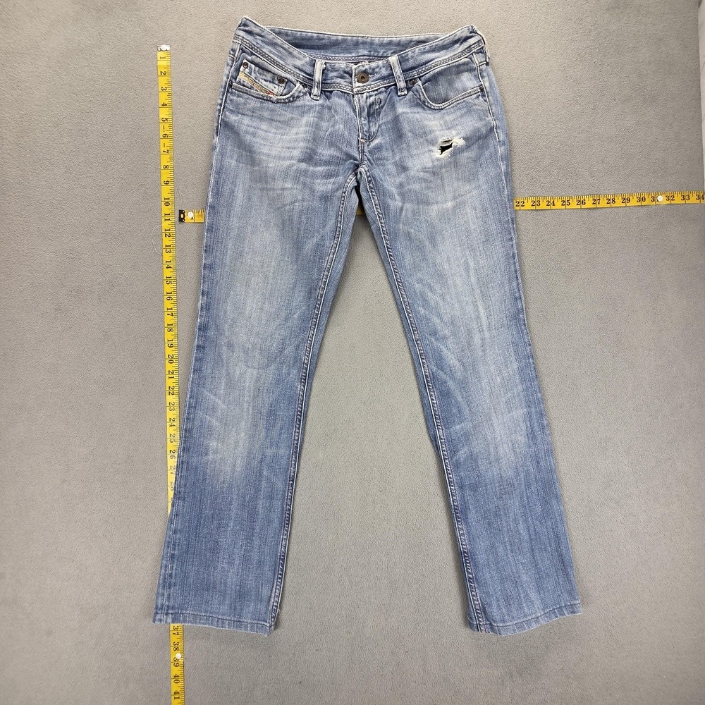 Diesel Jeans Womens 28x30 Blue Lowky Regular Straight Made in Italy 0081M